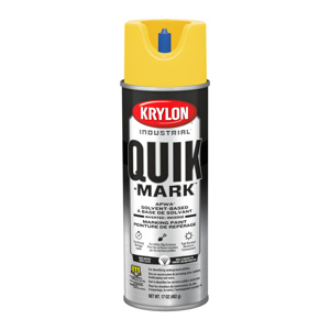 Krylon Quik-Mark™ Solvent-based Inverted Marking Paints Safety Yellow
