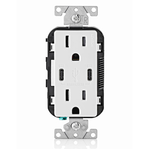 Leviton Decora® USB Duplex Combination Devices 15 A