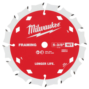 Milwaukee Circular Saw Blades 5-3/8 in 16 Tooth 1 Piece