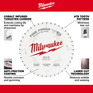 Milwaukee Circular Saw Blades 5-3/8 in 36 Tooth 1 Piece