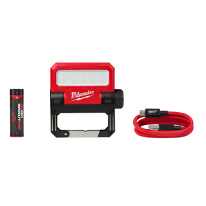 Milwaukee REDLITHIUM™ USB ROVER™ Rechargeable Floodlights LED 550 lm USB Rechargeable Battery