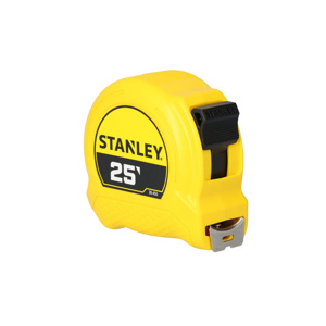 Stanley Tape Measures 25 ft SAE Automatic Rewind Toggle Lock 1 in