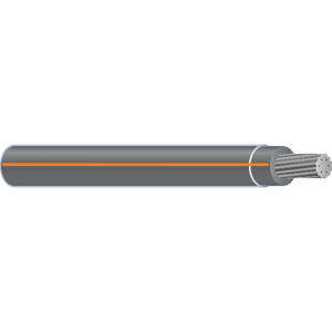 Generic Brand Stranded Aluminum <em class="search-results-highlight">XHHW</em>-SSE Jacketed Wire 750 kcmil Gray with Orange Stripe 1000 ft Reel