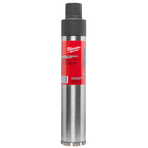 Milwaukee Premium Wet Core Bits 2 x 15 in Diamond Coated 1-1/4 in