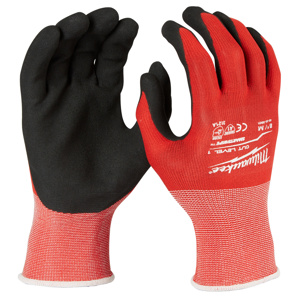 Milwaukee SMARTSWIPE™ Nitrile-dipped Work Gloves Medium Red<multisep/>Black