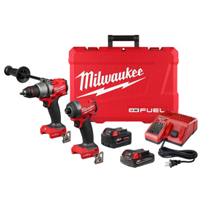 Milwaukee M18™ FUEL™ ONE-KEY™ 2-Tool Combination Kits 2 Piece 1/2 in Hammer Drill/Driver, 1/4 in Hex Impact Driver Cordless