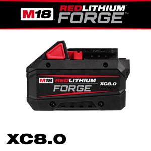 Milwaukee M18™ REDLITHIUM™ FORGE™ XC Batteries M18™ Lithium-ion (Li-ion) Batteries 8 Ah