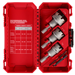 Milwaukee Annular Cutter Sets 9 Piece High Speed Steel