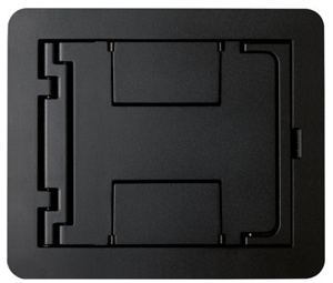 Wiremold Floorport FPBTC Series Cover Assemblies Blank Cover Assembly Aluminum Die Cast Metallic 7-3/4 in