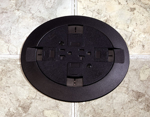 Wiremold Poke-thru Floor Boxes Metallic/Nonmetallic Flush