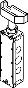 Wiremold Poke-thru Box Bottom Housing Assemblies