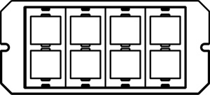 Wiremold Evolution 6AT Series Device Plates Metallic