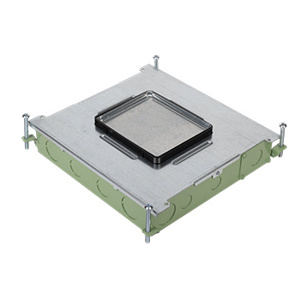 Wiremold RFB® Series Rectangular On-grade Recessed Floor Boxes Metallic 6 Gang Recessed