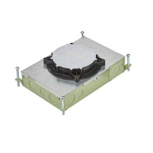 Wiremold Resource RFB®E Series Rectangular On-grade Recessed Floor Boxes Metallic 2 Gang Recessed