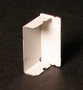 Wiremold 2400 Raceway Blank End Fittings Ivory Steel