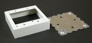 Wiremold 500/700 Raceway Boxes 2 Gang 1-3/4 in White