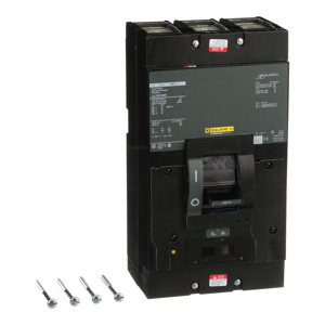 Square D I-Line™ LAL Cable-in / Cable-out Molded Case Industrial Circuit Breakers 350 A 600 VAC 22 kAIC 2 Pole