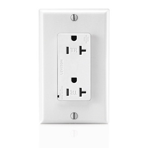 Leviton T5380 Series Surge Protective Duplex Receptacles 20 A Commercial Specification Grade White