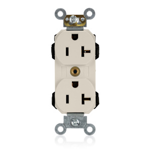 <em class="search-results-highlight">Leviton</em> M5362S Series Duplex Receptacles 20 A Heavy-Duty Industrial Specification Grade Almond