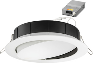 Lithonia WF6 Recessed LED Downlights 120 V 13 W 6 in 3000/4000/5000 K Matte Black Dimmable 707/780/759 lm