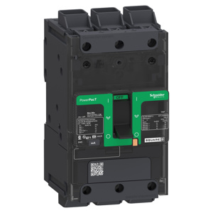 Square D PowerPacT™ BJL B Frame Circuit Breakers 110-110 A 600Y/347 VAC 25 kAIC 3 Pole 3 Phase