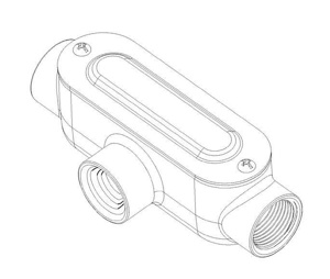 Superflex LT Type LT <em class="search-results-highlight">Conduit</em> Bodies 1/2 in Cover, Gasket Included