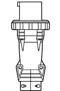Pass & Seymour P7-W Pin and Sleeve Plugs 2P3W 20 A 480 V