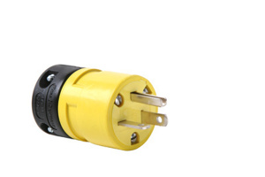 Pass & Seymour Industrial Grade Straight Blade Plugs