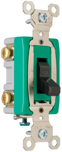 Pass & Seymour DPST Toggle Light Switches 30 A 120/277 V Brown