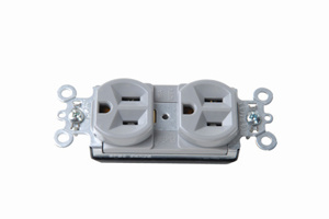 Pass & Seymour 5262 Series Duplex Receptacles 15 A 125 V Gray