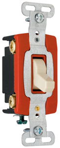 Pass & Seymour 4-Way, DPST Toggle Light Switches 20 A 120/277 V Gray
