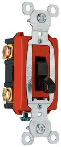 Pass & Seymour 3-Way, SPST Toggle Light Switches 20 A 120/277 V Brown