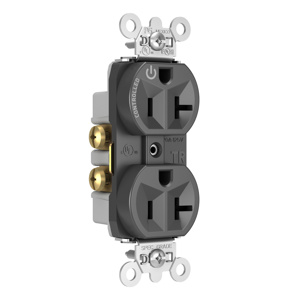 Pass & Seymour TR5362-CH Series Duplex Receptacles 20 A 125 V Black