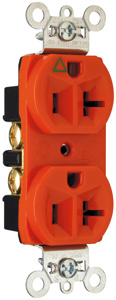 Pass & Seymour IG5362 Series Duplex Receptacles 20 A 125 V Red
