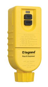 Pass & Seymour 1594-C Series GFCI Angle Plugs 15 A 5-15P Yellow