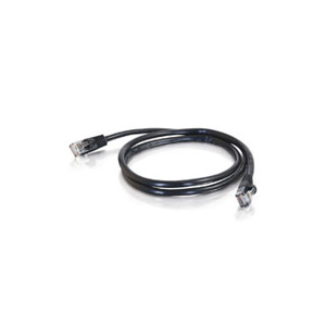 Legrand Quiktron Cat5e Patch Cords Unshielded RJ45, Booted 14 ft 24/4PR Black