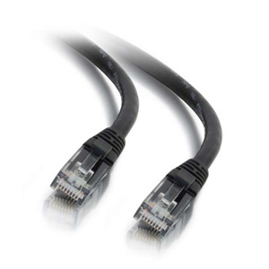 Legrand Quiktron Cat6 Patch Cords Unshielded RJ45, Booted 3 ft Black