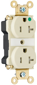 Pass & Seymour PTTR63 Series Duplex Receptacles 20 A 125 V Gray