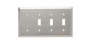 Pass & Seymour Standard Blank Toggle Wallplates