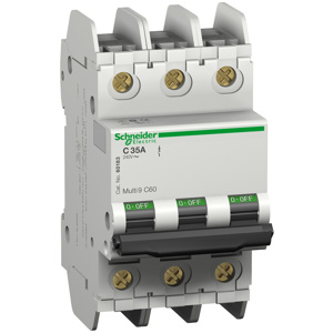 Schneider Electric Multi 9™ C60 Miniature Circuit Breakers 15 A 240 VAC 3 Pole