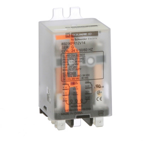 8501KFR12V14 RLY 2CO QC P 10A 240V 24VAC
