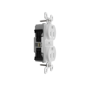 Pass & Seymour TR15 Series Duplex Receptacles 15 A 125 V 5-15R White