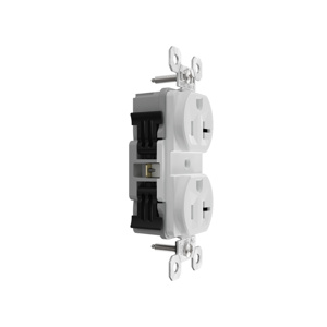 Pass & Seymour TR20 Series Duplex Receptacles 20 A 125 V 5-20R White