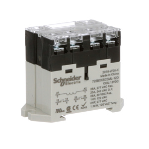 725BXXSC3ML-12D PWR RLY  25A 2NO