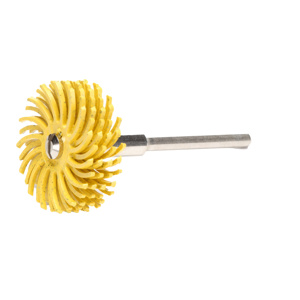 3M Bristle Discs Yellow 1 in 80 Ceramic Scotch-Brite™ Center Hole 1/8 in