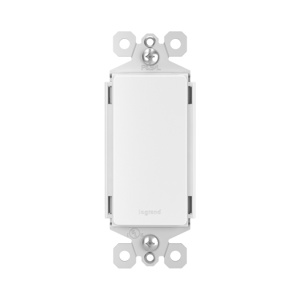 Pass & Seymour 326 Series Wallplate Inserts Blank White Stainless Steel