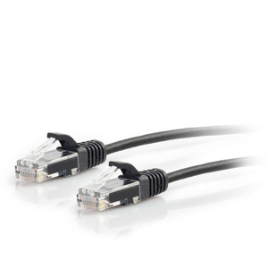 Legrand Quiktron Cat6 Patch Cords RJ45, Booted 10 ft Black