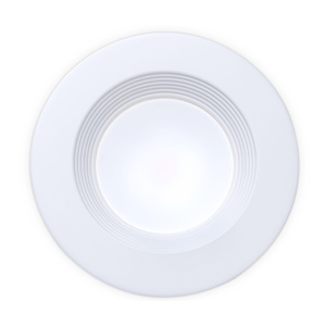 Lightolier Retrofit Recessed Can Lights 120 V 10 W 6 in 3000 K Matte White Dimmable 900 lm
