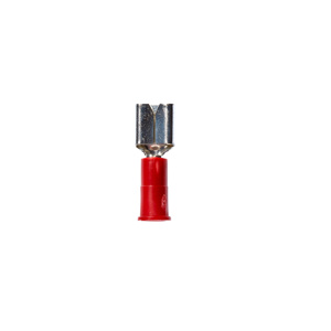 3M Female Insulated Disconnects 18 AWG Butted Red Vinyl