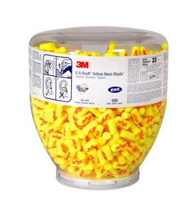 3M E-A-Rsoft™ Yellow Neon Blasts™ Earplugs Uncorded 33 Polyurethane